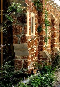 historic stone church3: historic stone walled St John's Lutheran Church, Northbridge, Perth, Western Australia