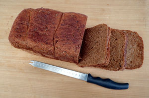 on the bread board10: wholemeal brown bread loaves variety