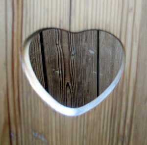 wooden heart: none
