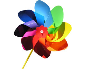 Pinwheel: A wind toy for children - kind of Pinwheel.Please comment this shot or mail me if you found it useful. Just to let me know!I would be extremely happy to see the final work even if you think it is nothing special! For me it is (and for my portfolio).