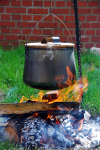 Kettle over the fire 1