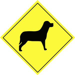 Animal warning sign 3
