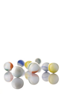 White Toy Marbles