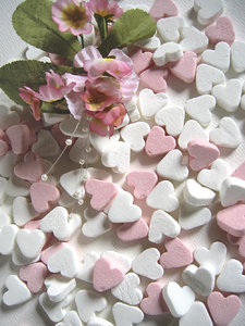 Pink candy hearts: pink candy hearts