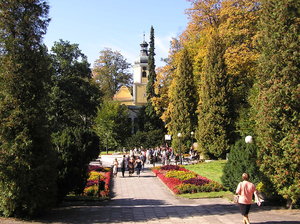 People in the park: Some people in the park during hot autumn day. This is Ladek Zdroj, Poland.

Please let me know if you decide to use it!