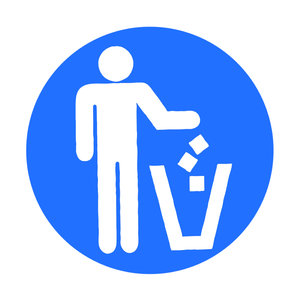 Clean up sign