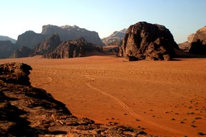 desert 2: Landscape of Jordan desert (Wadi rum)