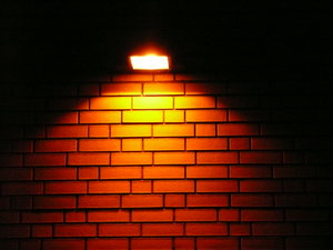 Wall Light: Lantern, lightning up the night