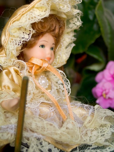 Doll in the garden 4