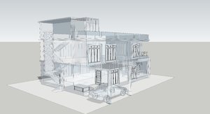 Building 3D and wireframe 3