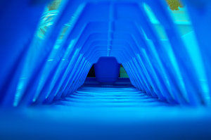 Blue tunel