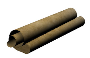 Parchment paper and scrolls