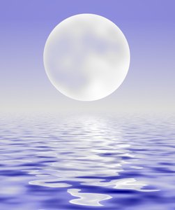 Water and Sky and Moon