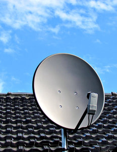 rooftop satellite dish