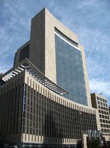 federal courthouse: the u.s. federal courthouse building in downtown minneapolis.