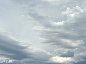 light cloud formation