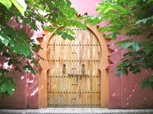 decorative oriental door