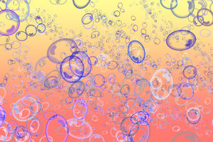 Bubbles: Digitally created bubbles for use as backgrounds.