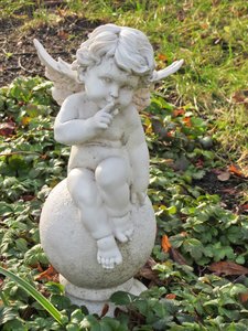 be quiet - angel figurine