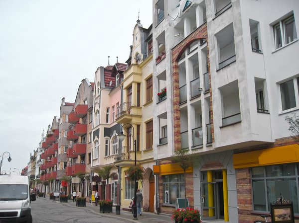 Świnoujście street scenery