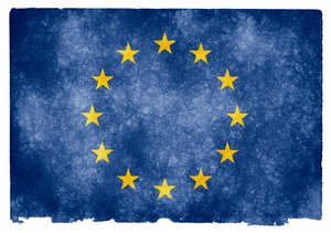 European Union Grunge Flag