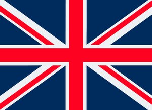 Union Flag: The union flag of Great Britain.