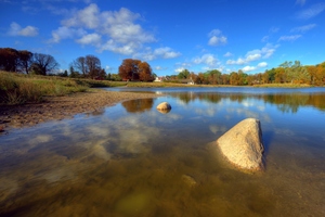 Autumn pond - HDR