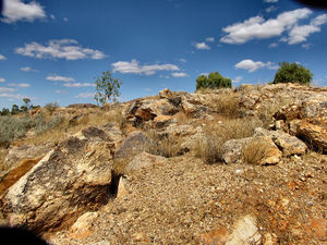 rocky terrain7: rocky terrain on the outskirts of Alice Springs in Central Australia