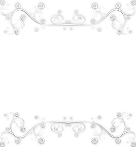 Ornate Metallic Border 4: A silver metallic ornate swirly border or frame on a white background. You may prefer this:  http://www.rgbstock.com/photo/nXQED7M/Golden+Ornate+Border+6  or this:  http://www.rgbstock.com/photo/nvi0UW8/Golden+Ornate+Border+2