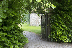 Courtyard gate