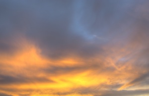 Evening sky - HDR