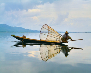 Fisherman at work