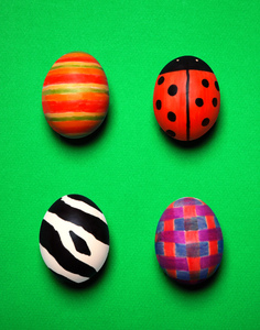 Easter eggs: Colored easter eggs