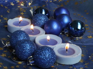 Blue Christmas Decoration