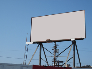 Billboard spot: A place for billboard. Los Angeles.