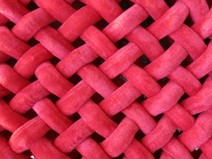 red rope crossing texture