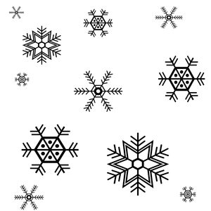 Snowflake Design Background 3