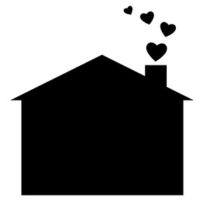 Happy Home 6: A pictogram of a house with love heart shaped smoke coming out of the chimney. You may prefer:  http://www.rgbstock.com/photo/dKTsxE/Home+is+Where+the+Heart+Is  or:  http://www.rgbstock.com/photo/2dyWqc5/House+1  or:  http://www.rgbstock.com/photo/dKTxor/