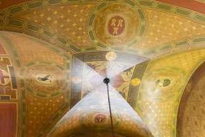Decorated ceiling